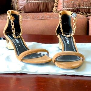 Stella Luna ankle chain sandals